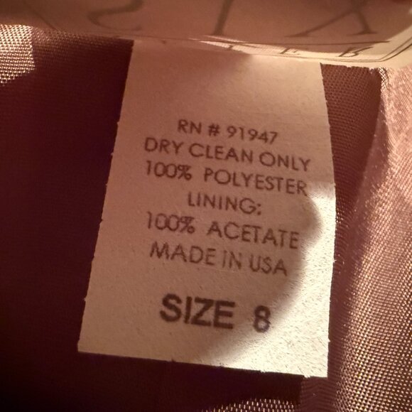 After 6 2 Piece Dress size 8 with Purse - Picture 9 of 15